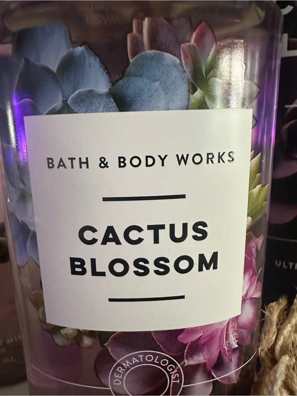 Bath & Body Works Cactus Blossom Body Wash, Mist & Cream - Purple
